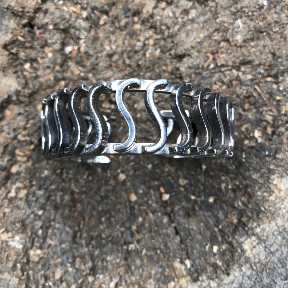Vintage Mexican silver bracelet